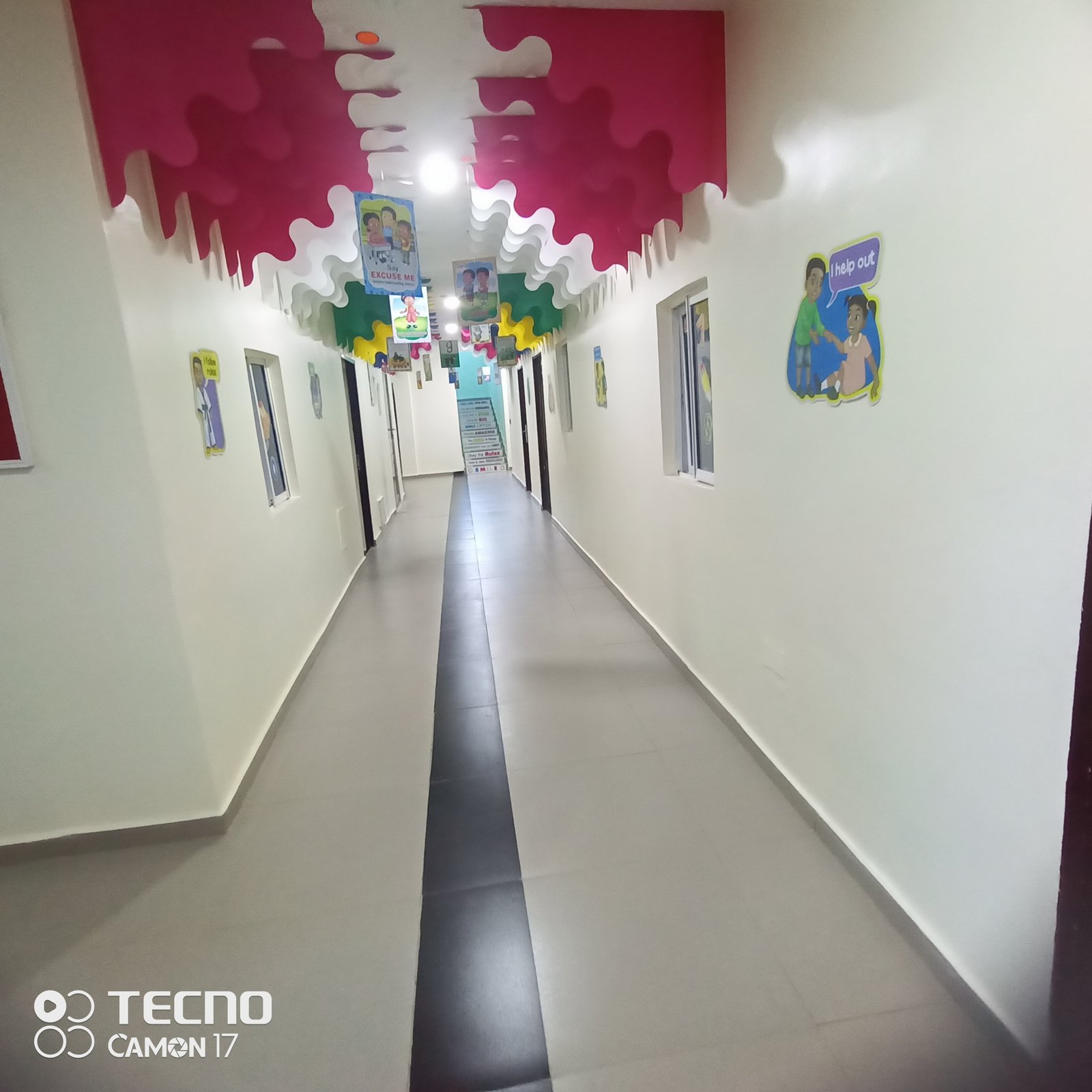 Classroom corridor and facilities
